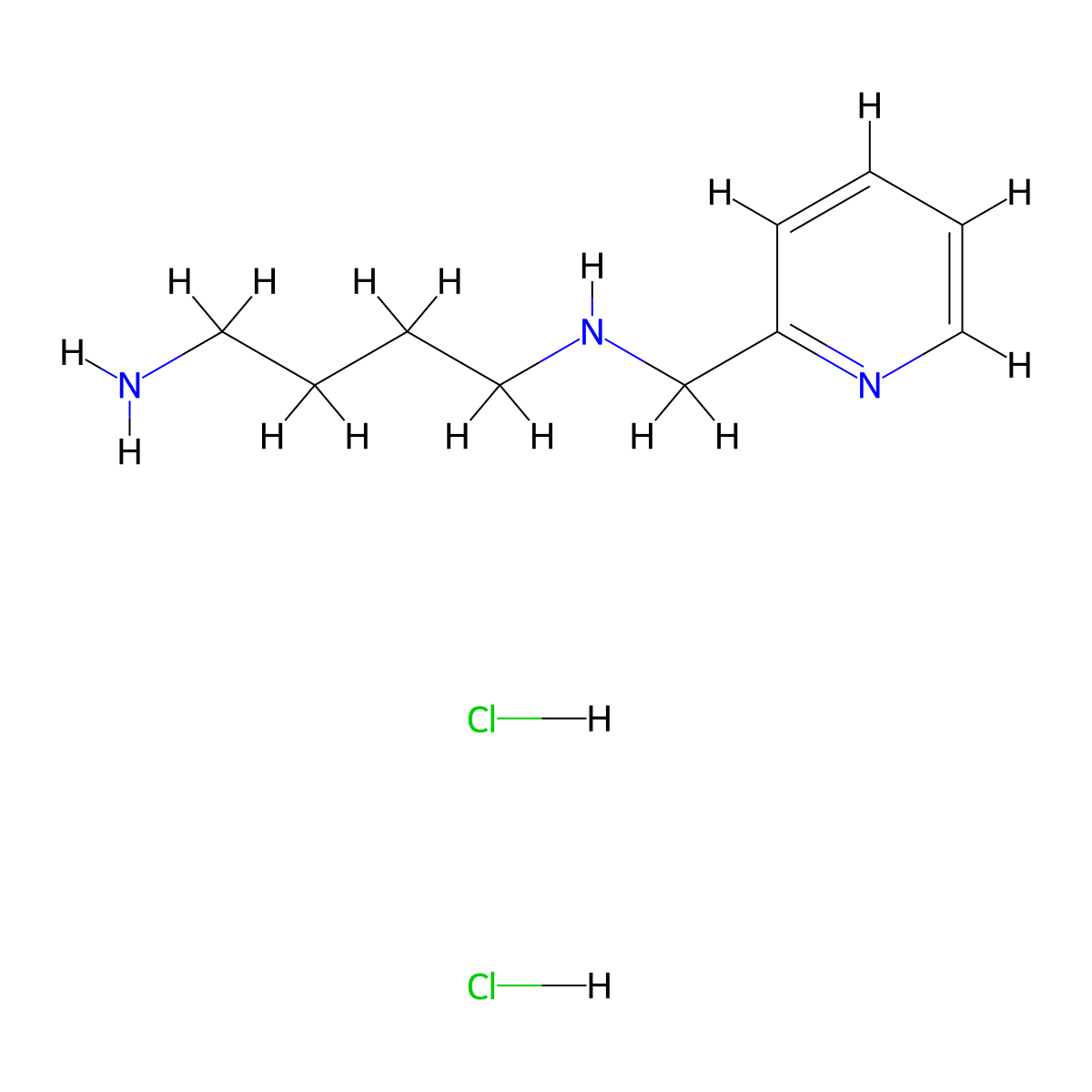 (4-Aminobutyl)[(pyridin-2-yl)methyl]aminedihydrochloride molecular structure, CAS 2470440-21-0