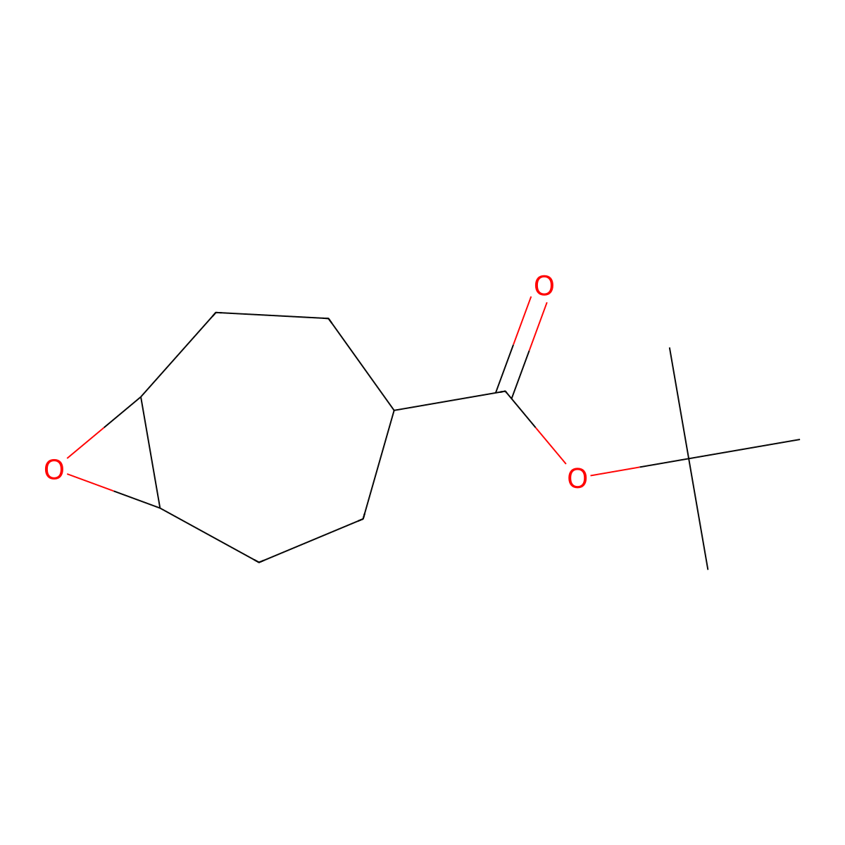 Tert-butyl 8-oxabicyclo[5.1.0]octane-4-carboxylate molecular structure, CAS 2470440-91-4