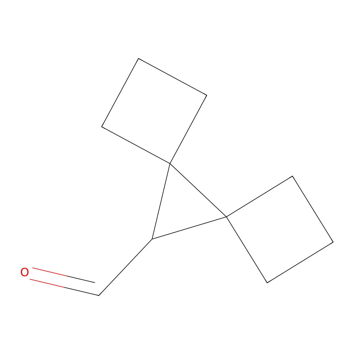 Dispiro[3.0.3^{5}.1^{4}]nonane-9-carbaldehyde molecular structure, CAS 2470441-14-4
