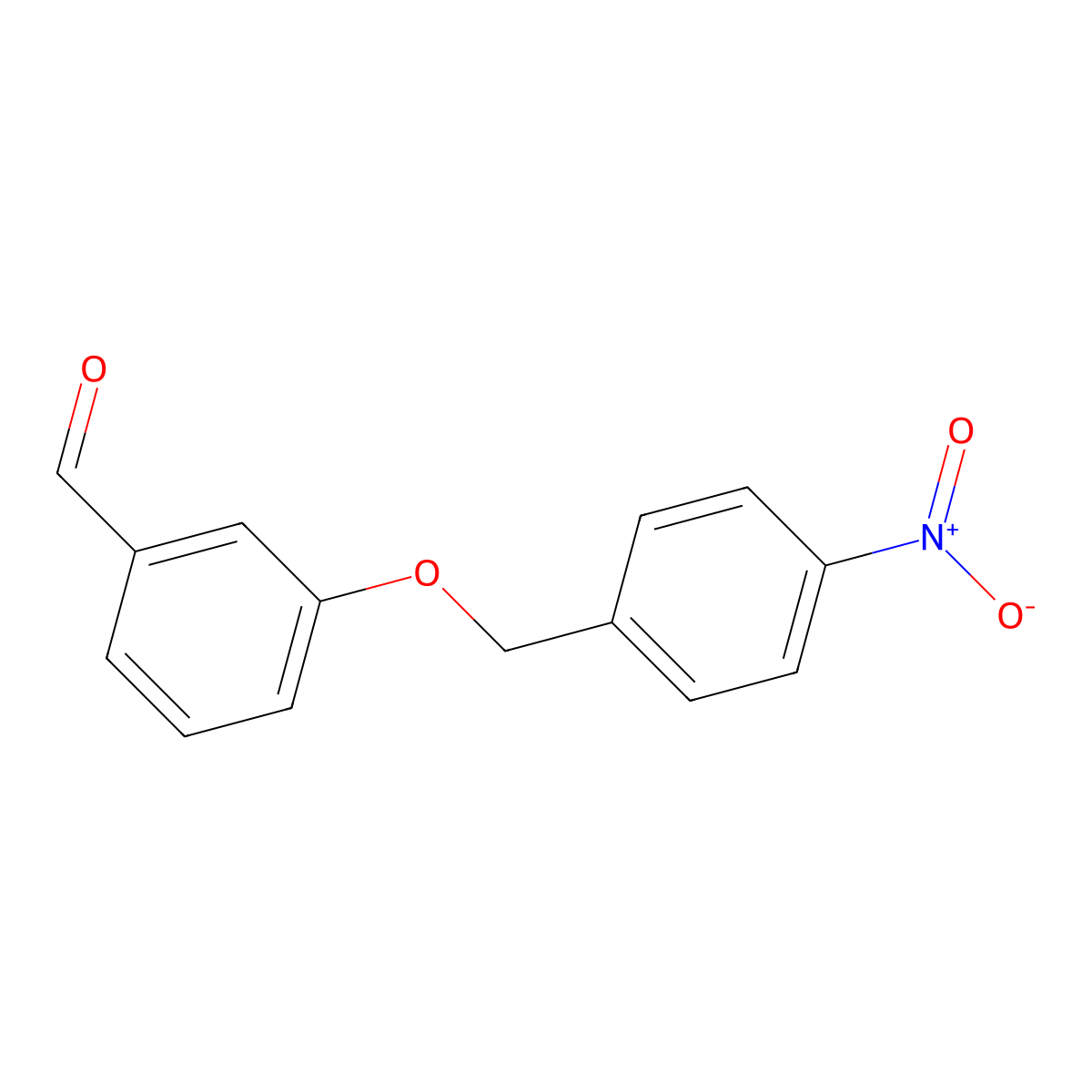 3-[(4-Nitrobenzyl)oxy]benzaldehyde molecular structure, CAS 247089-42-5
