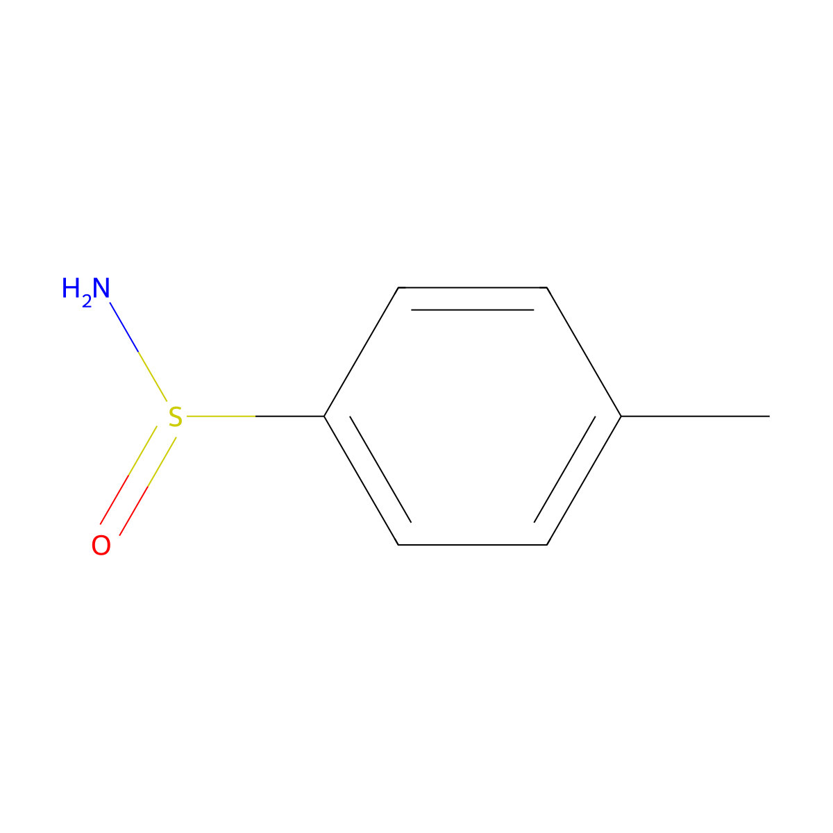 (R)-(-)-p-Toluenesulfinamide molecular structure, CAS 247089-85-6
