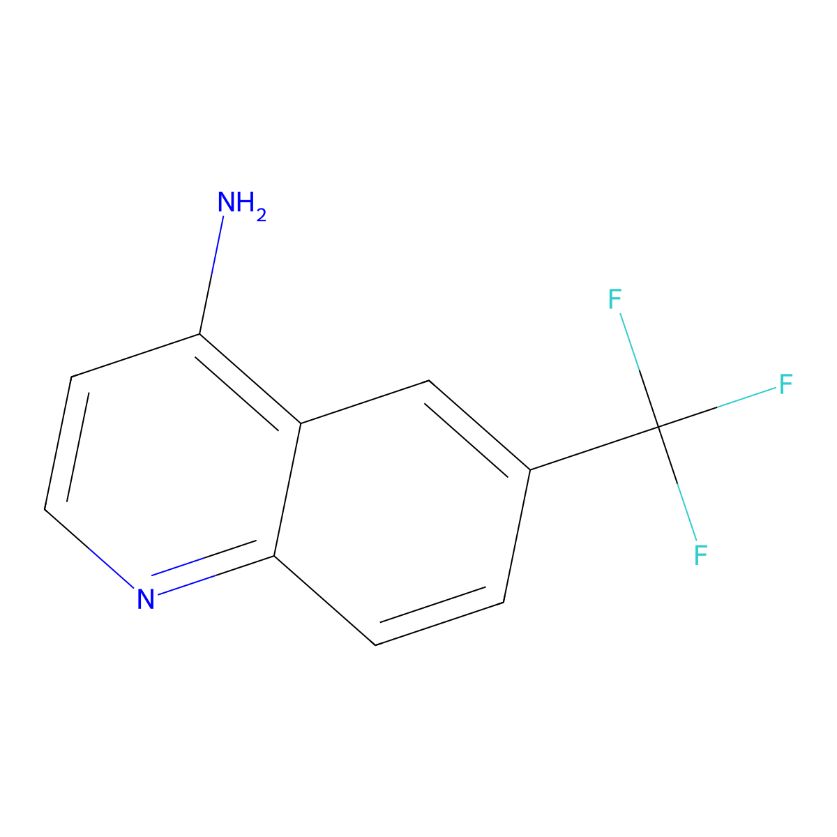 6-(Trifluoromethyl)quinolin-4-amine molecular structure, CAS 247113-89-9