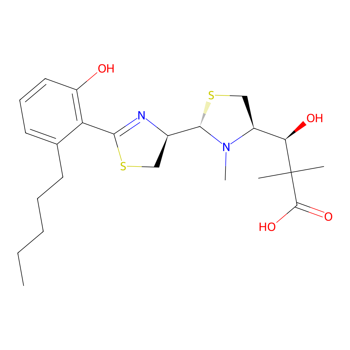 Agrochelin molecular structure, CAS 247115-74-8