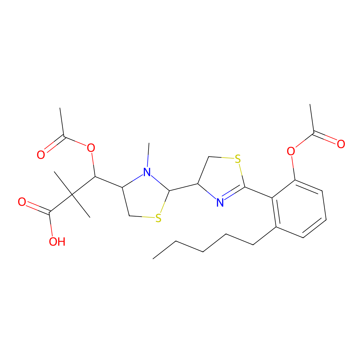 Diacetyl Agrochelin molecular structure, CAS 247115-75-9