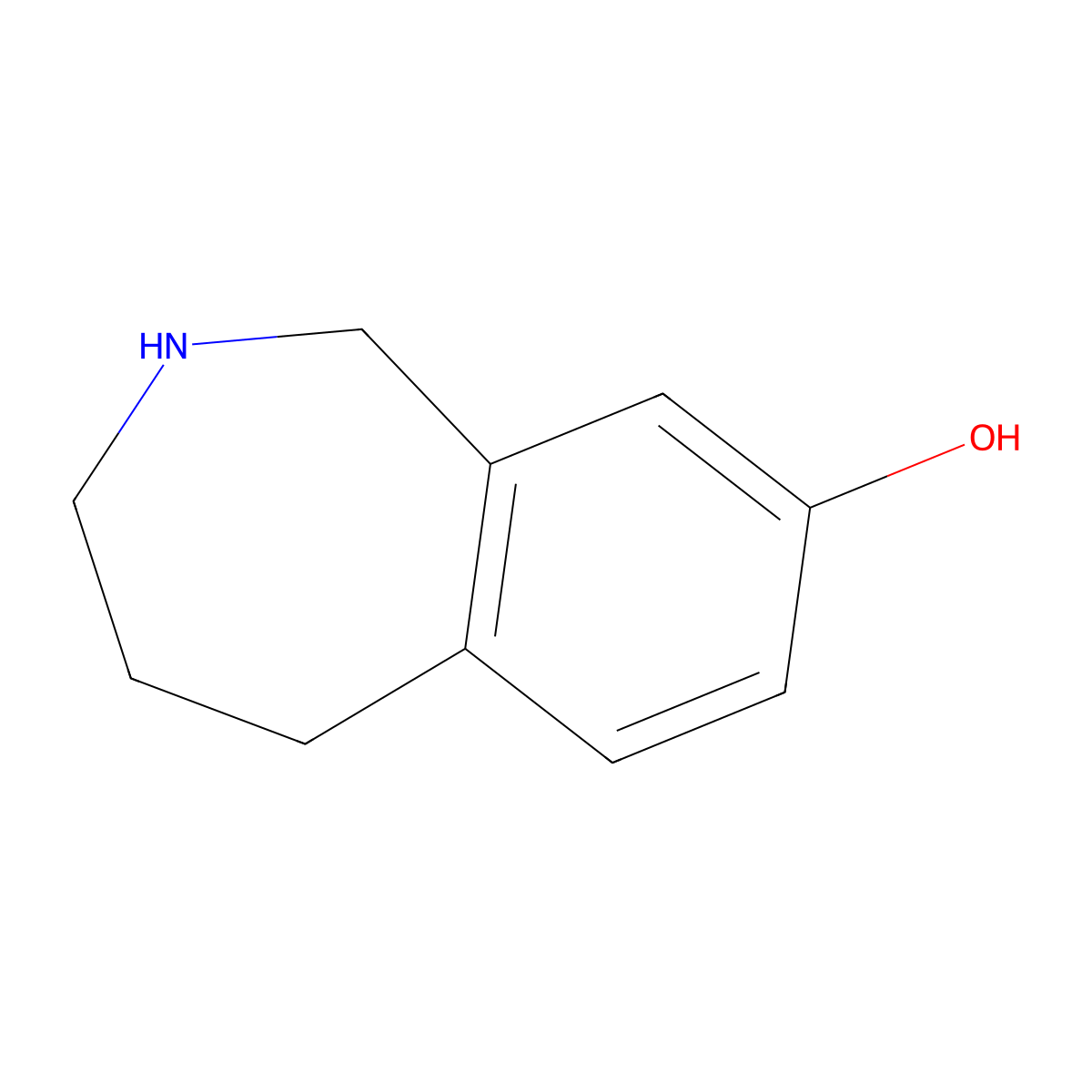 2,3,4,5-Tetrahydro-1H-2-benzazepin-8-OL molecular structure, CAS 247133-23-9