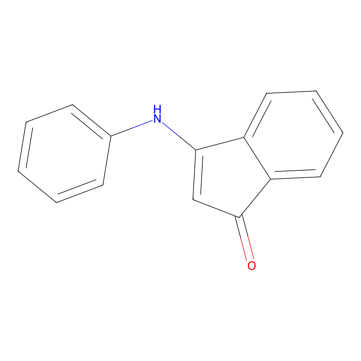 3-(Phenylamino)inden-1-one molecular structure, CAS 24715-41-1