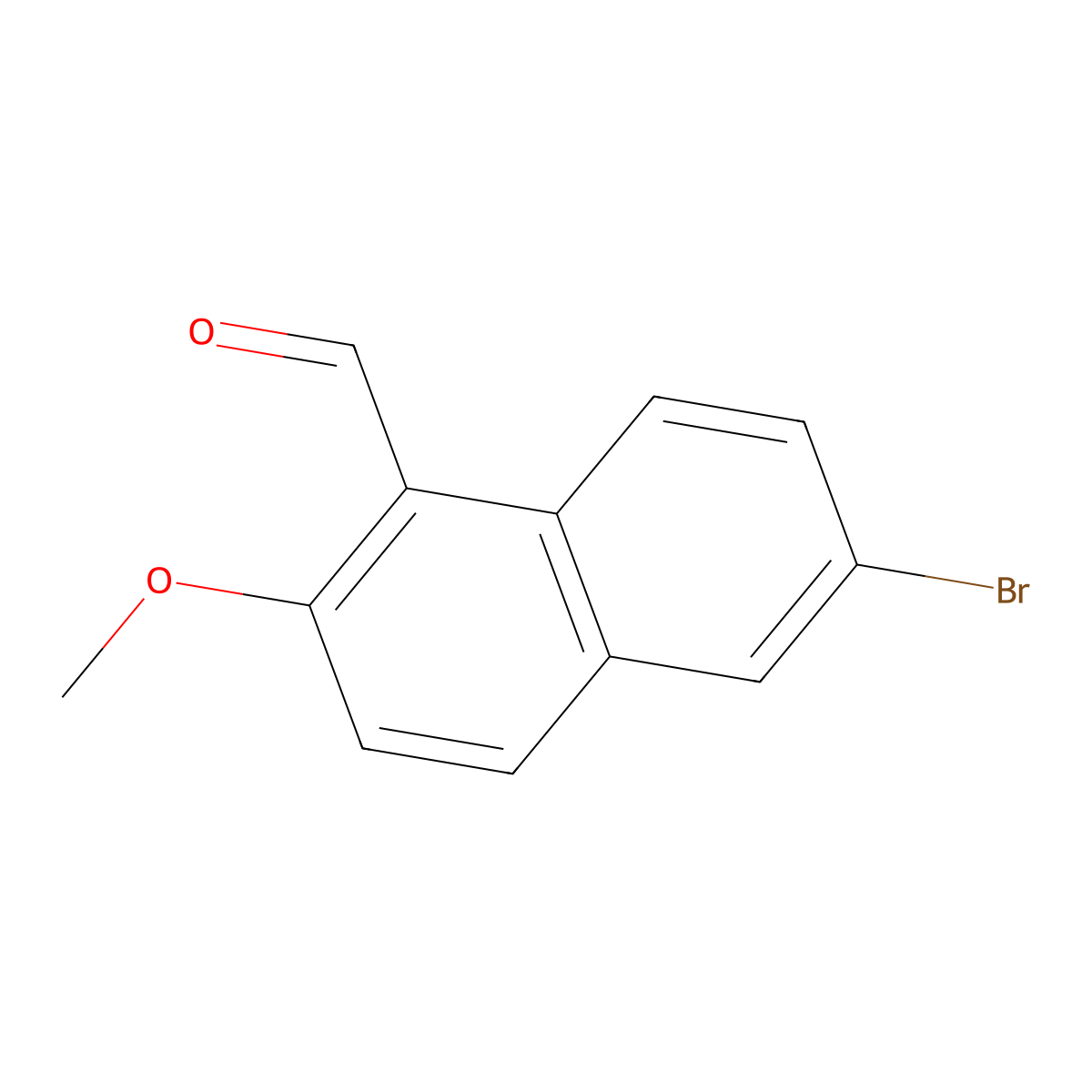 6-Bromo-2-methoxy-1-naphthaldehyde molecular structure, CAS 247174-18-1