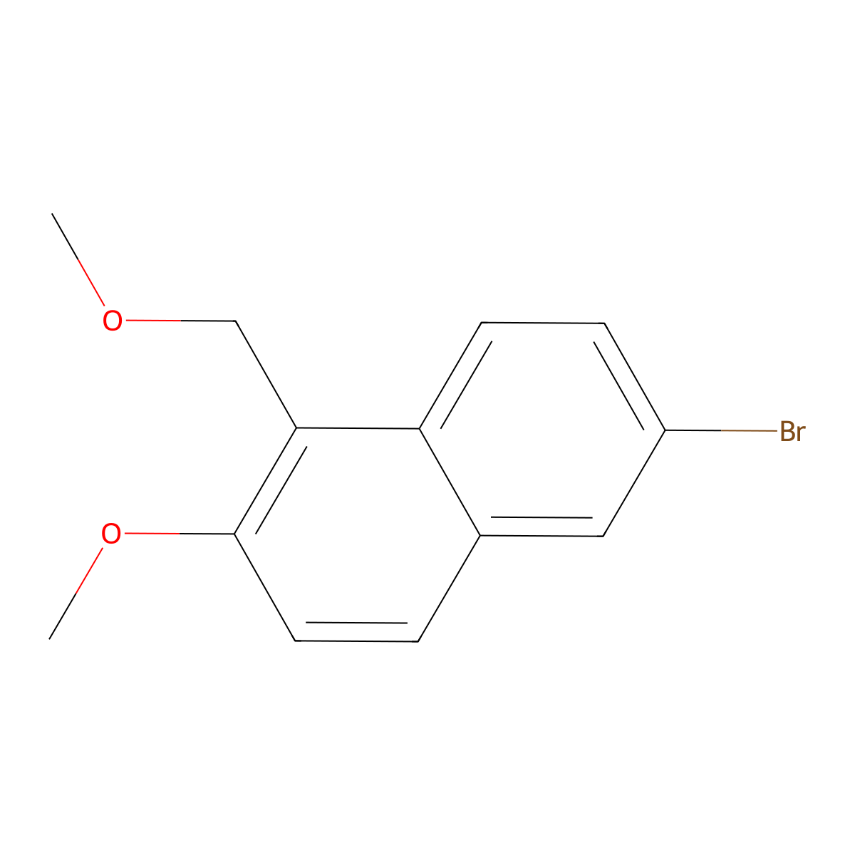 6-Bromo-2-methoxy-1-(methoxymethyl)naphthalene molecular structure, CAS 247174-27-2
