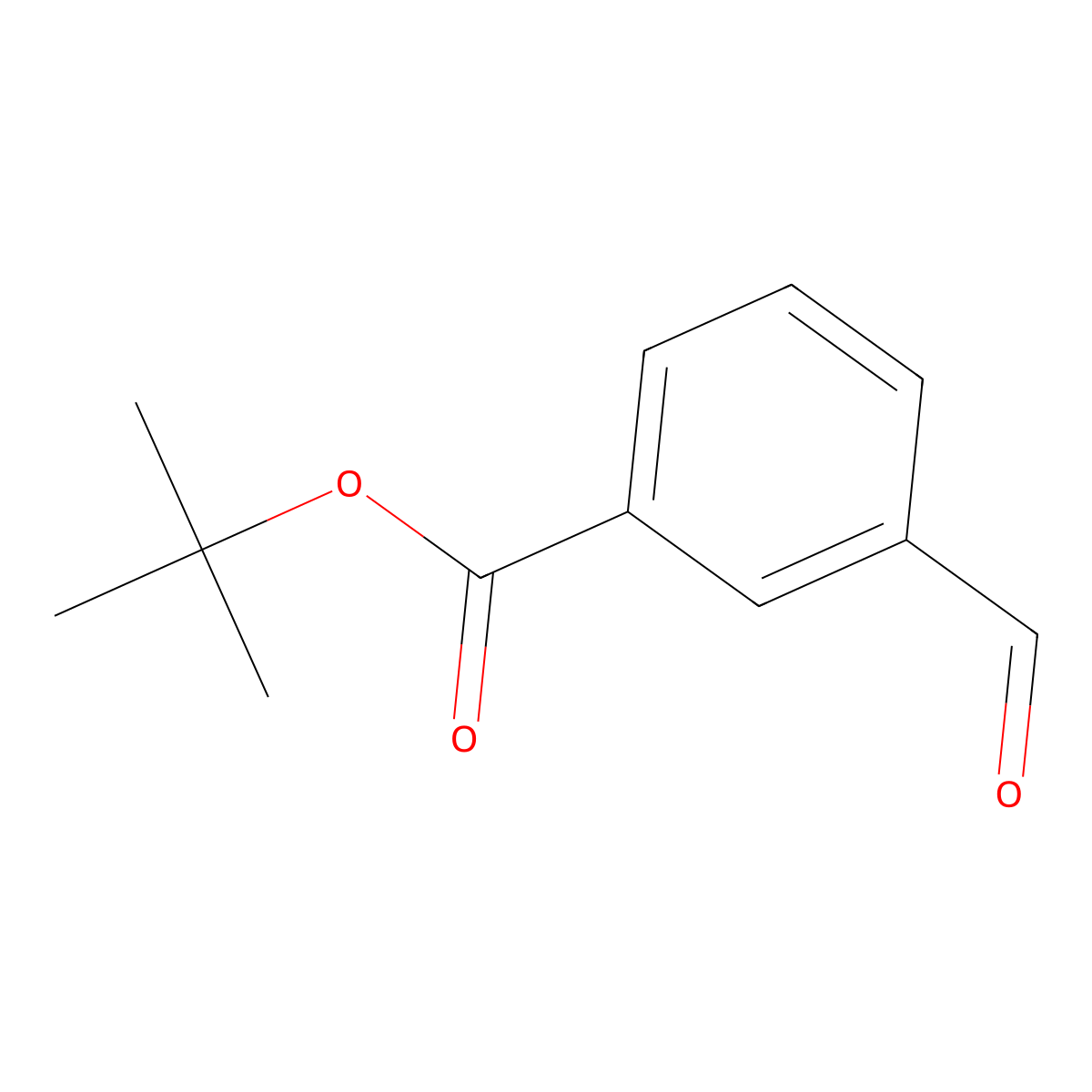 Tert-butyl 3-formylbenzoate molecular structure, CAS 247186-56-7