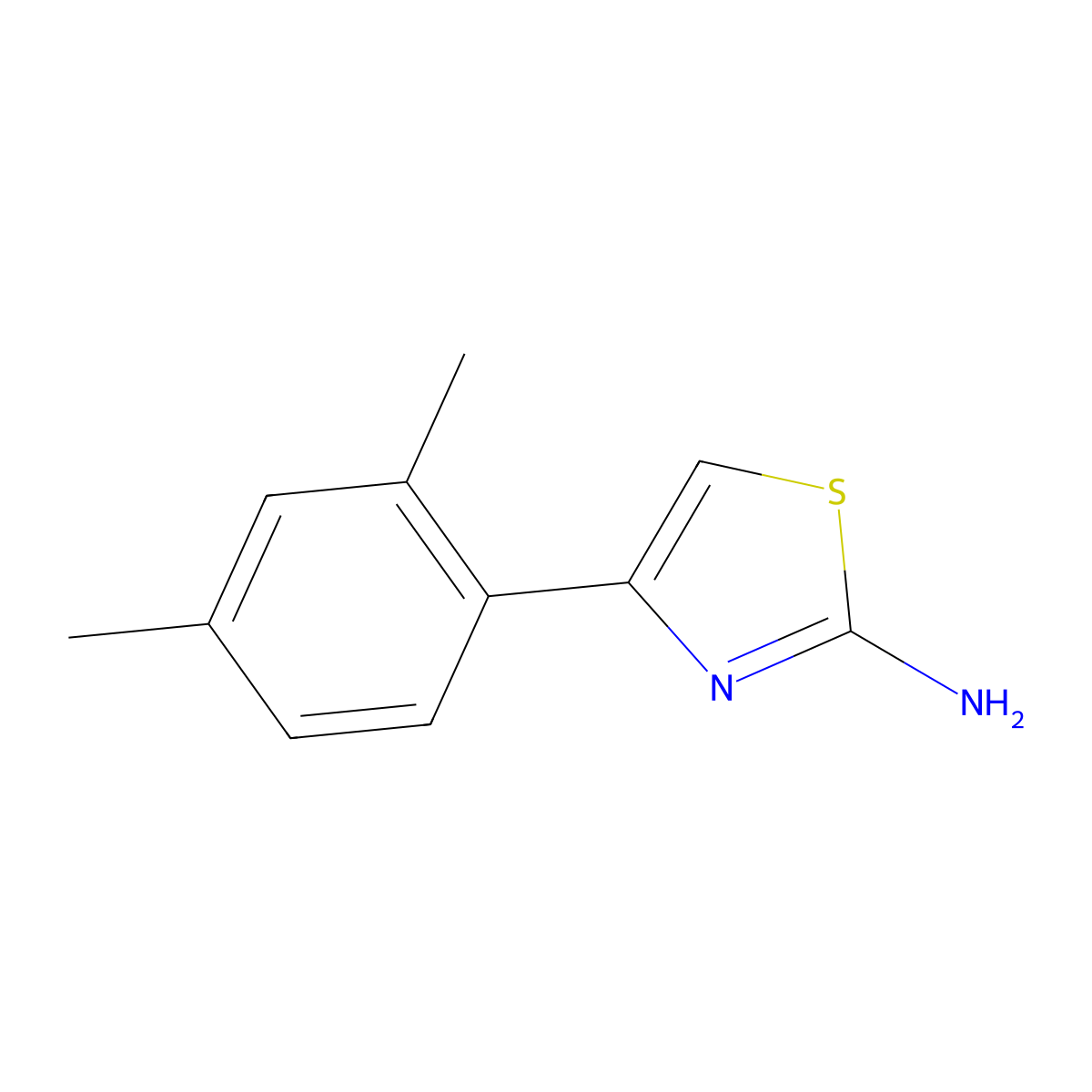 4-(2,4-Dimethylphenyl)-1,3-thiazol-2(3H)-imine molecular structure, CAS 247225-31-6
