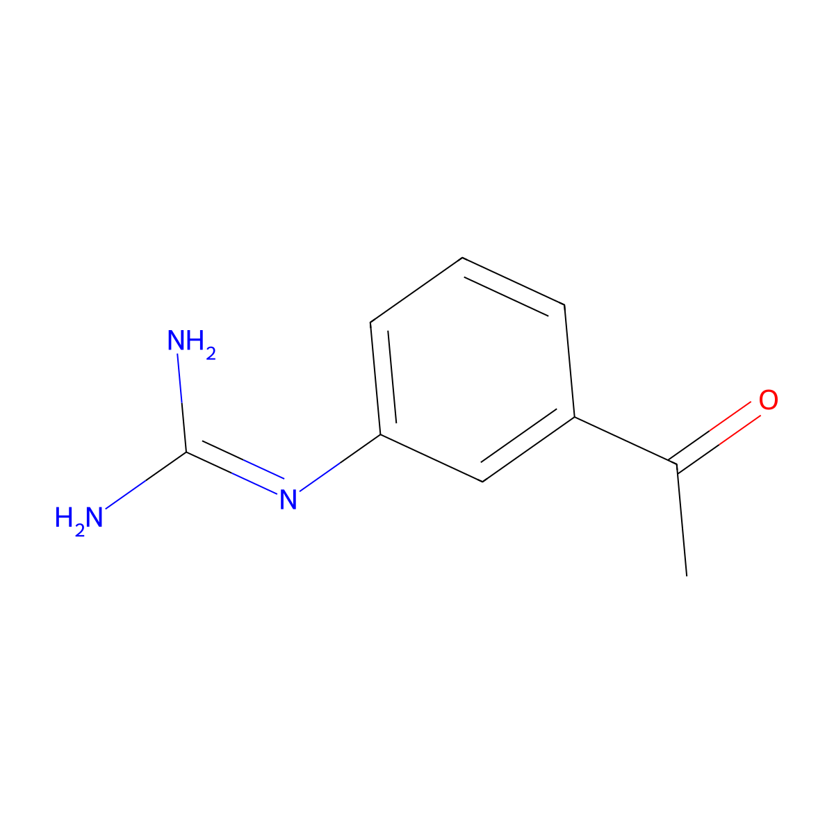 N-(3-Acetylphenyl)guanidine molecular structure, CAS 24723-13-5