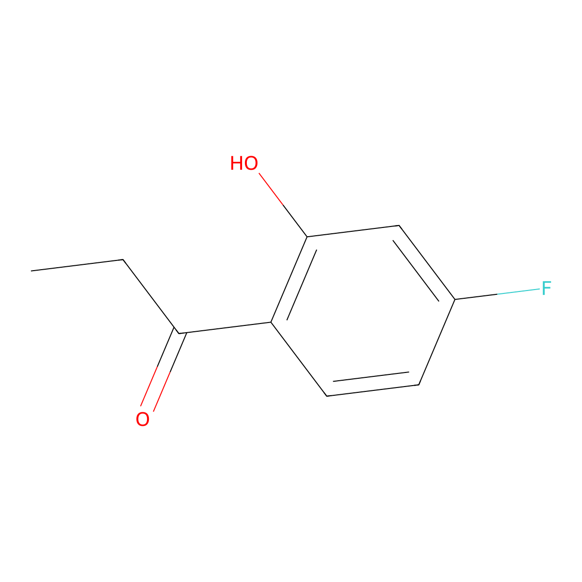 1-(4-Fluoro-2-hydroxyphenyl)propan-1-one molecular structure, CAS 247230-94-0