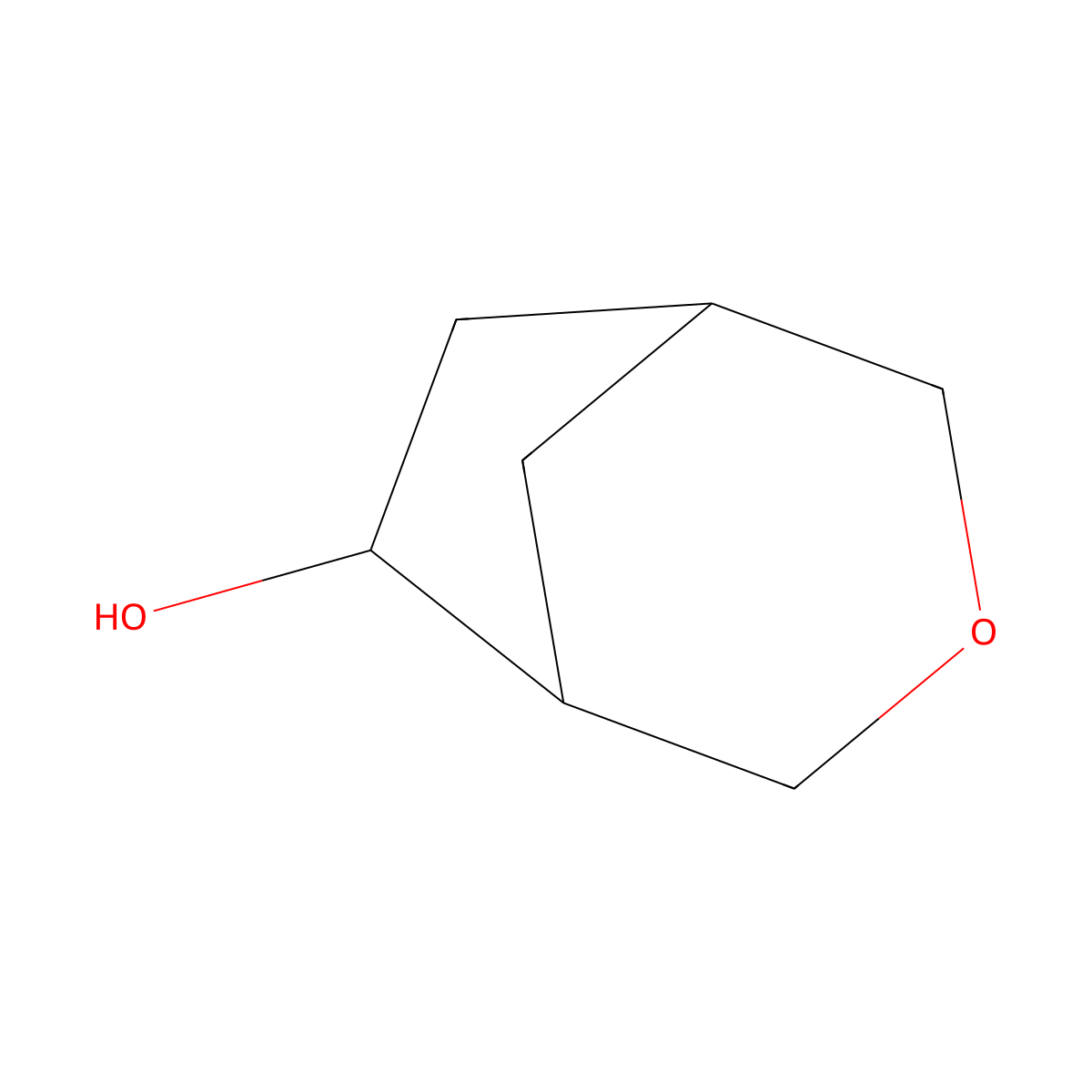 3-Oxabicyclo[3.2.1]octan-6-ol molecular structure, CAS 2472672-03-8