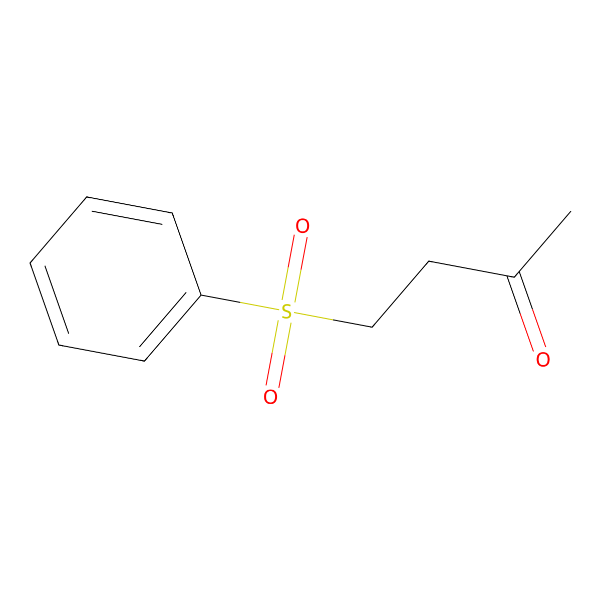 4-(Benzenesulfonyl)butan-2-one molecular structure, CAS 24731-39-3