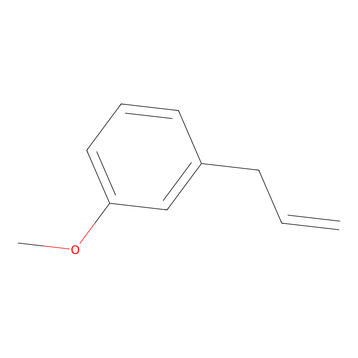 1-Methoxy-3-(2-propen-1-yl)benzene molecular structure, CAS 24743-14-4
