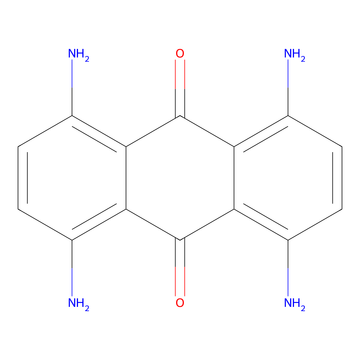 Disperse Blue 1 molecular structure, CAS 2475-45-8