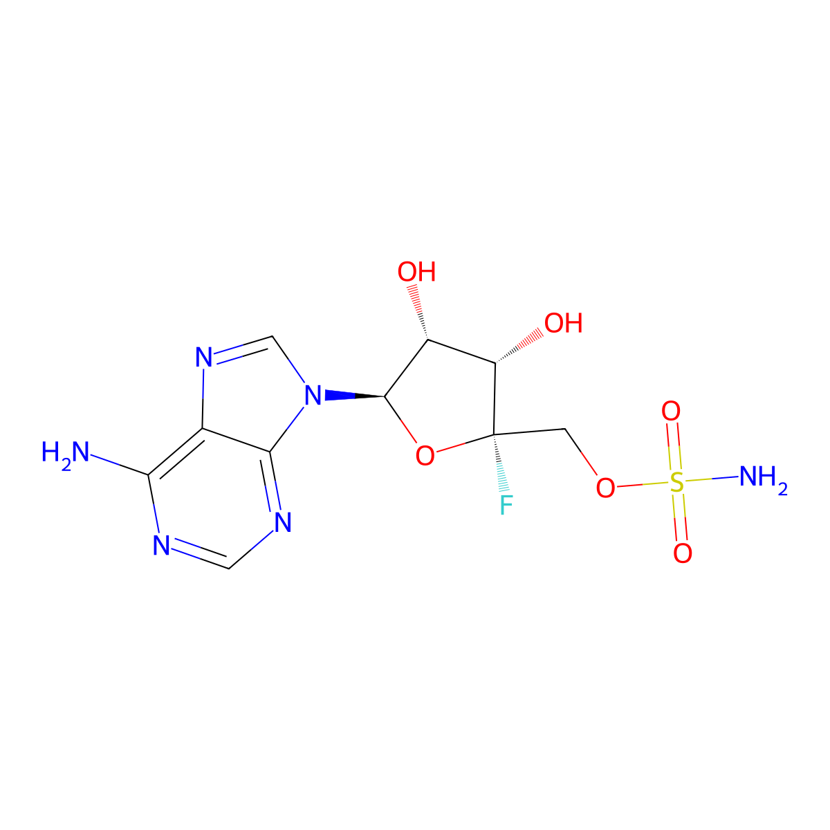 Nucleocidin molecular structure, CAS 24751-69-7