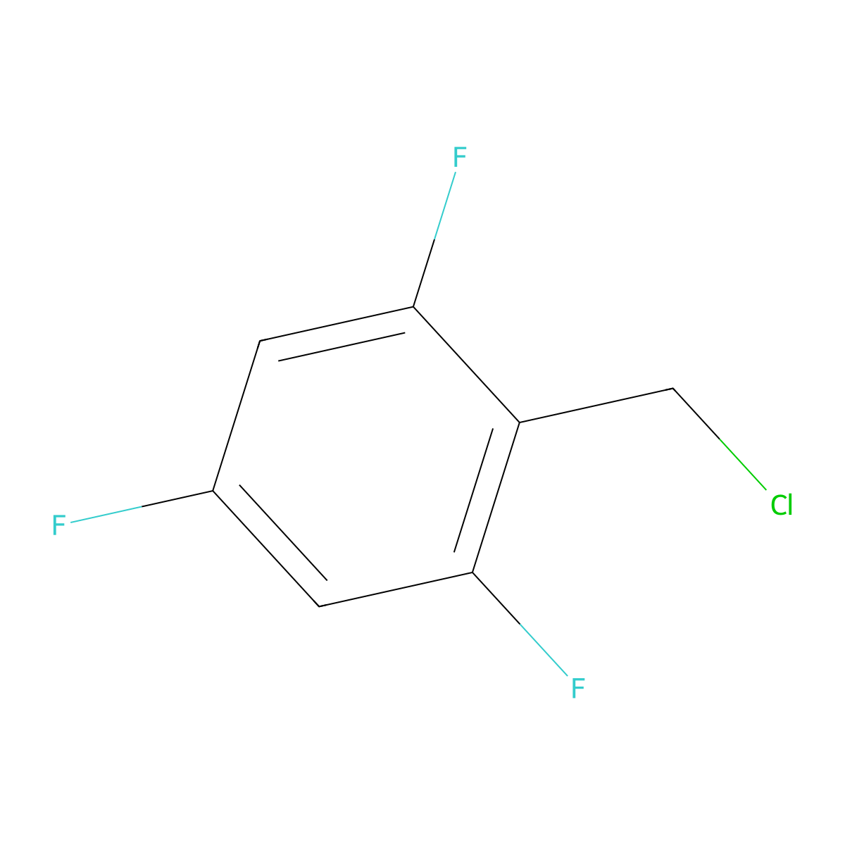 2-(Chloromethyl)-1,3,5-trifluorobenzene molecular structure, CAS 247564-62-1