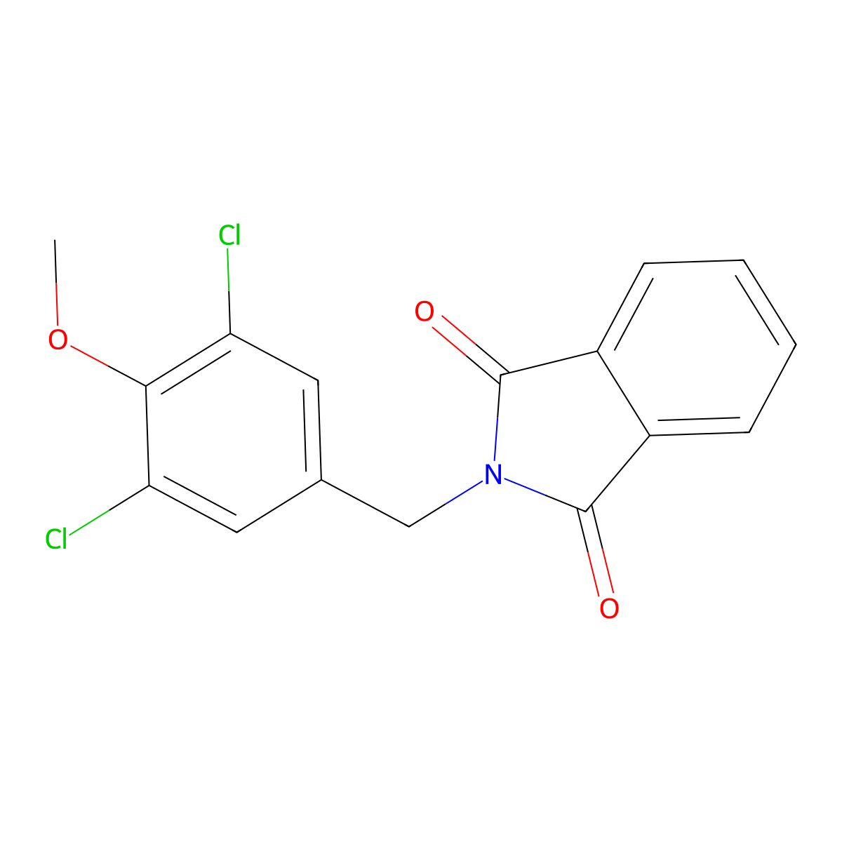 2-[(3,5-Dichloro-4-methoxyphenyl)methyl]-1H-isoindole-1,3(2H)-dione molecular structure, CAS 247570-29-2