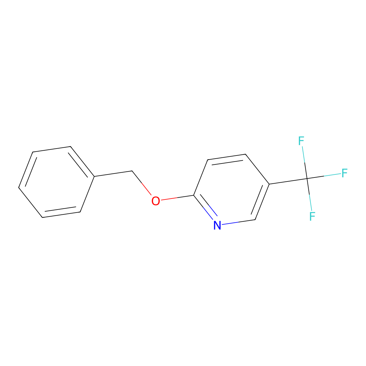 2-(Benzyloxy)-5-(trifluoromethyl)pyridine molecular structure, CAS 247573-71-3