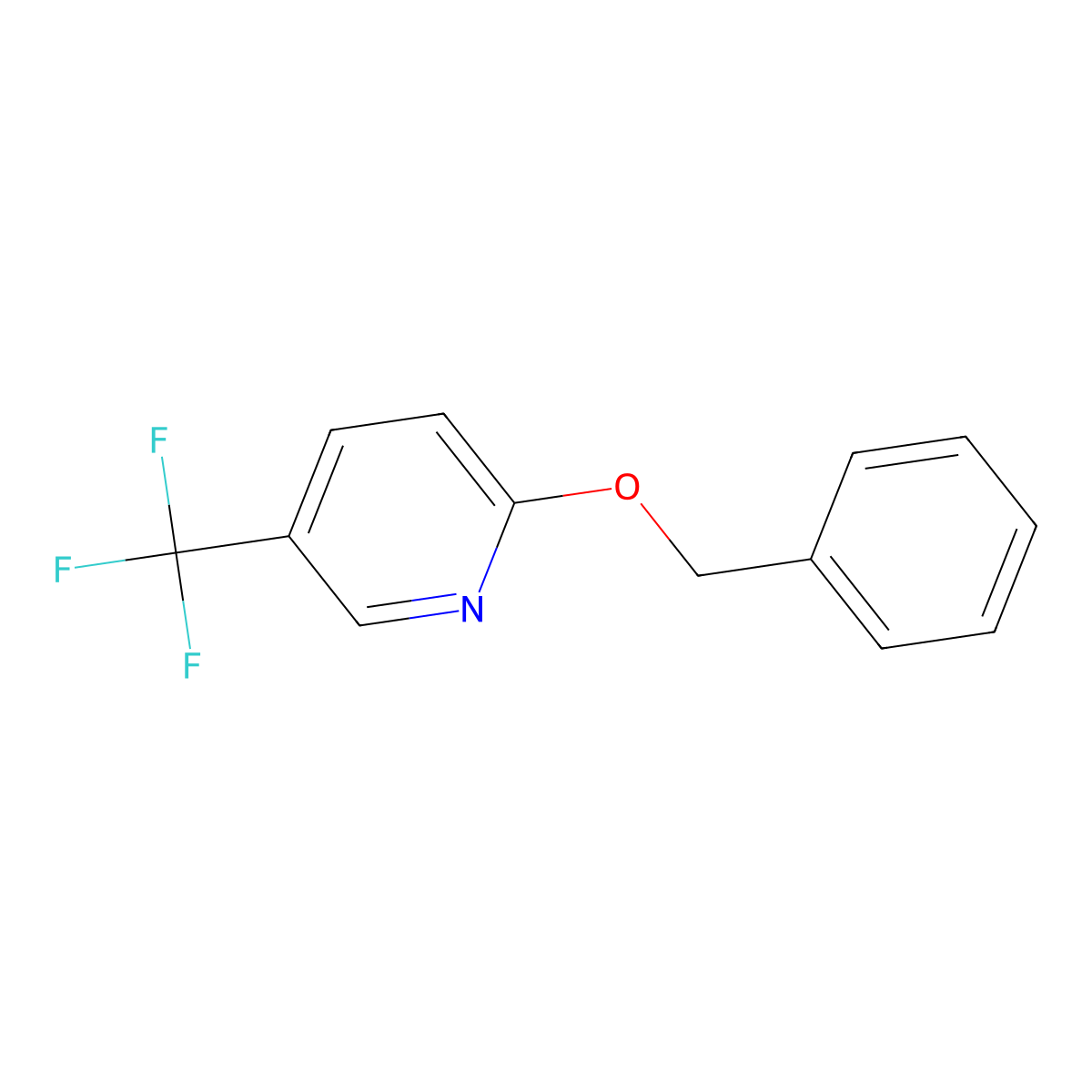 2-(Benzyloxy)-5-(trifluoromethyl)pyridine molecular structure, CAS 247573-71-3
