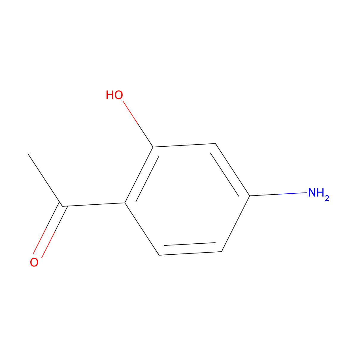 4'-Amino-2'-hydroxyacetophenone molecular structure, CAS 2476-29-1
