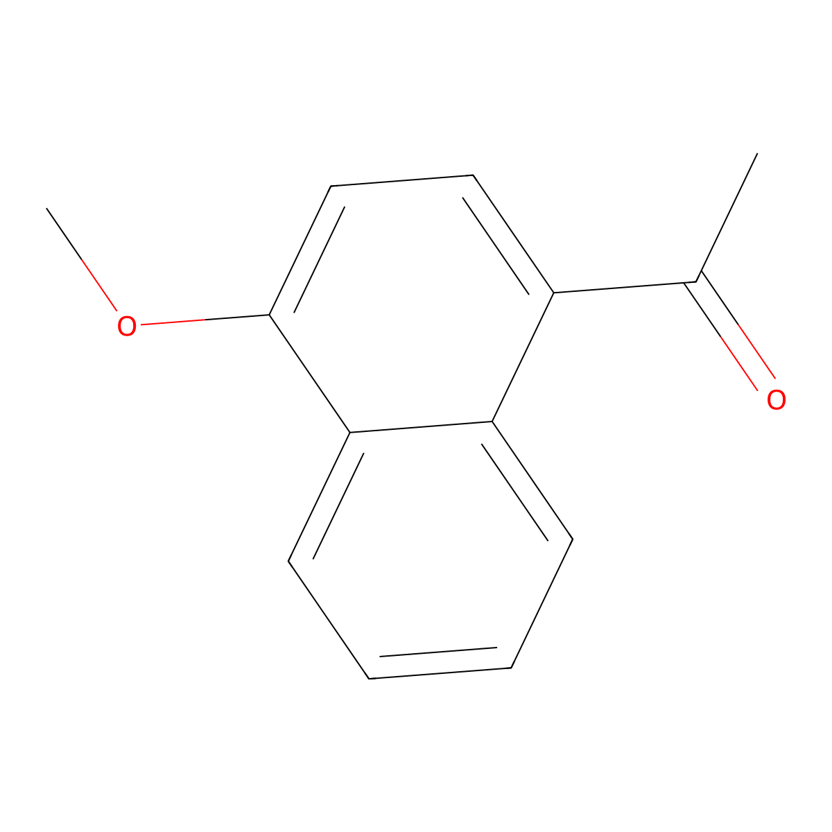 1-(4-Methoxy-1-naphthyl)ethanone molecular structure, CAS 24764-66-7