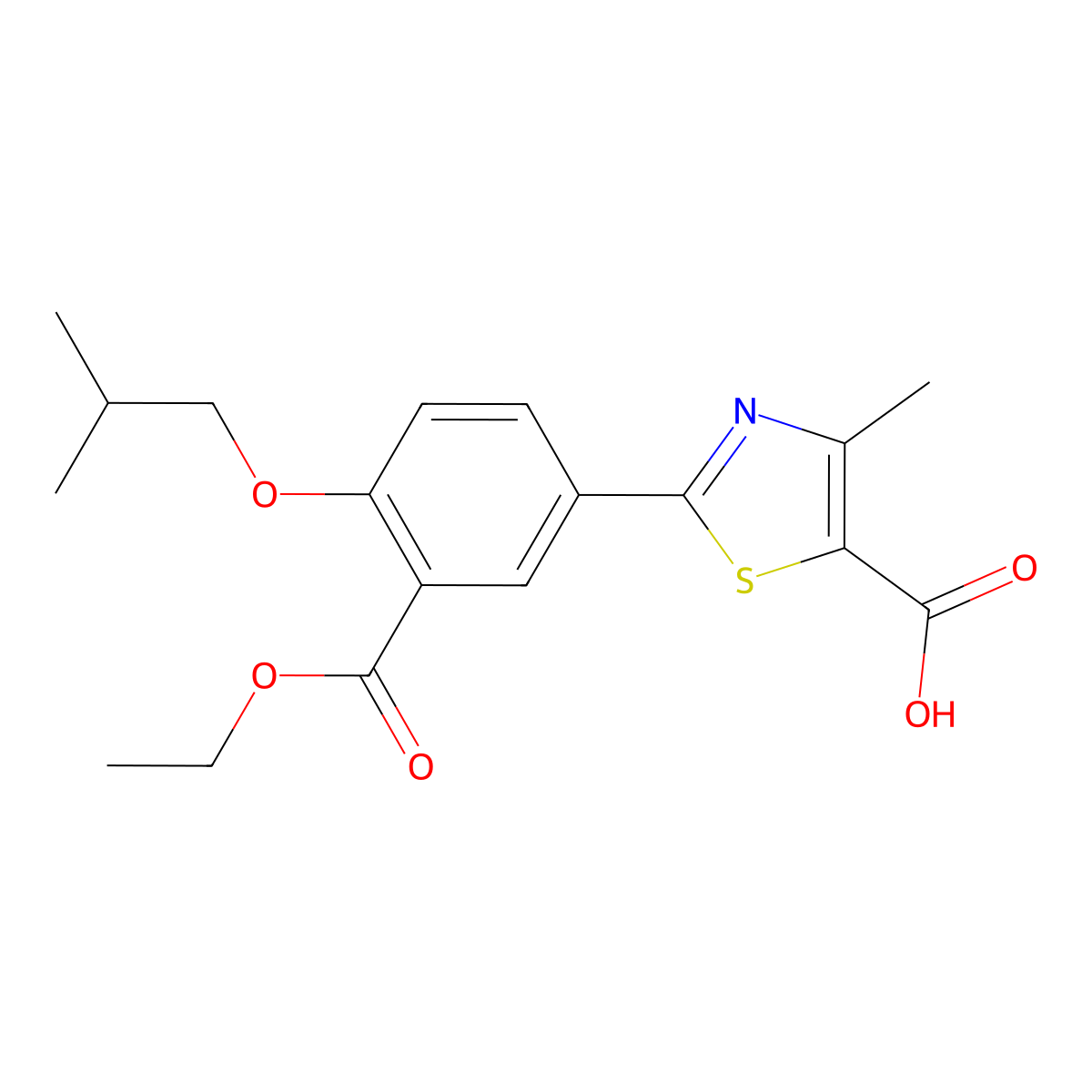Febuxostat Impurity 24 molecular structure, CAS 2476465-11-7
