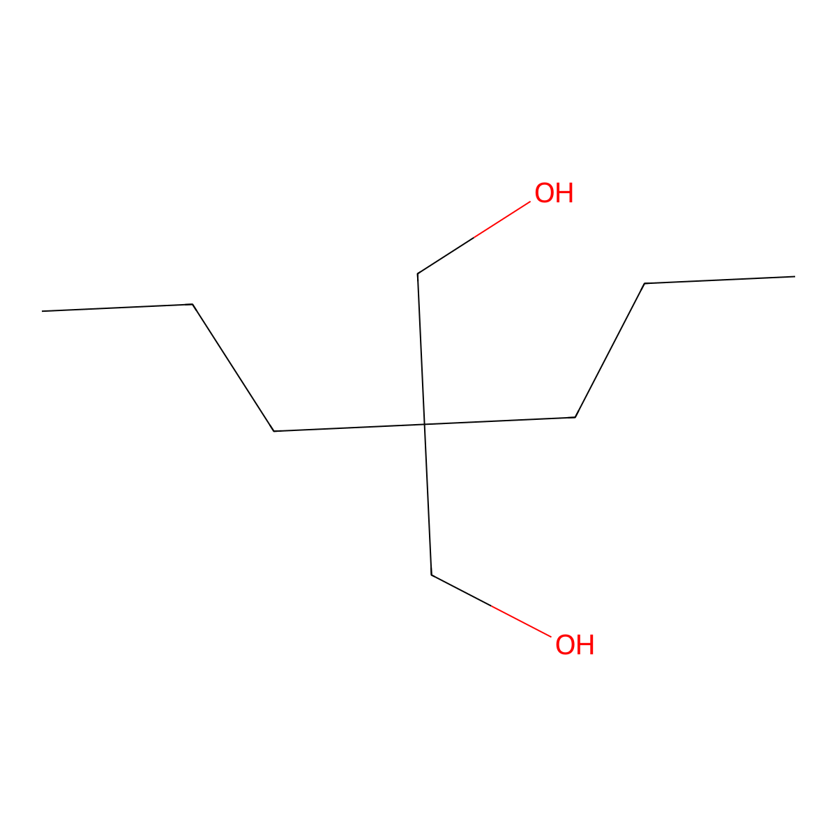 2,2-Dipropyl-1,3-propanediol molecular structure, CAS 24765-54-6