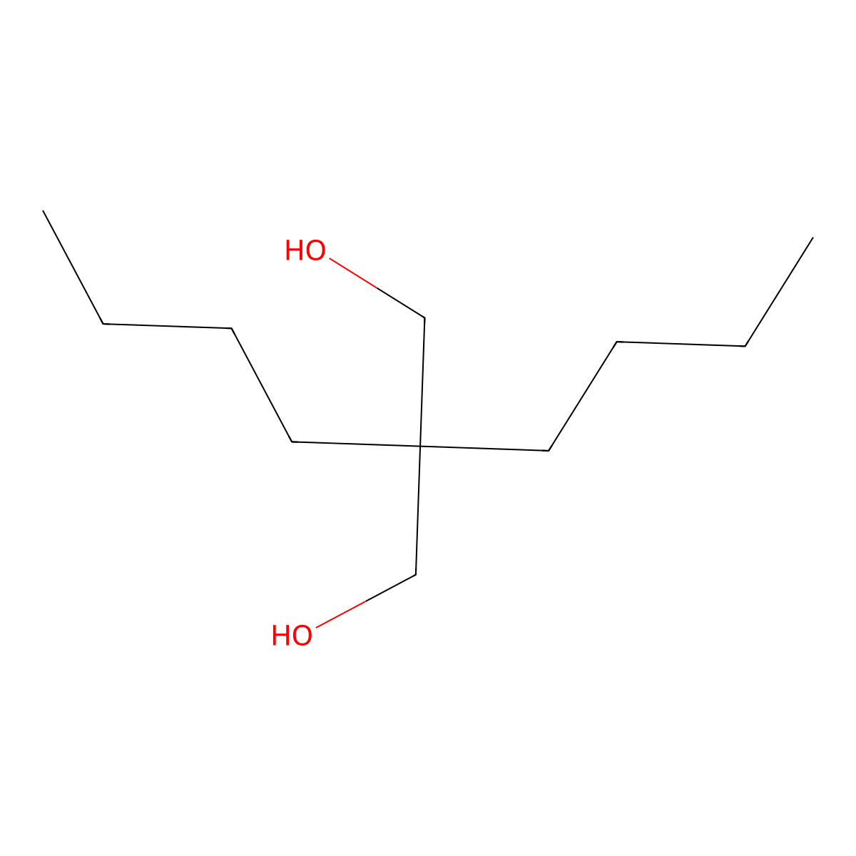2,2-Dibutylpropane-1,3-diol molecular structure, CAS 24765-57-9