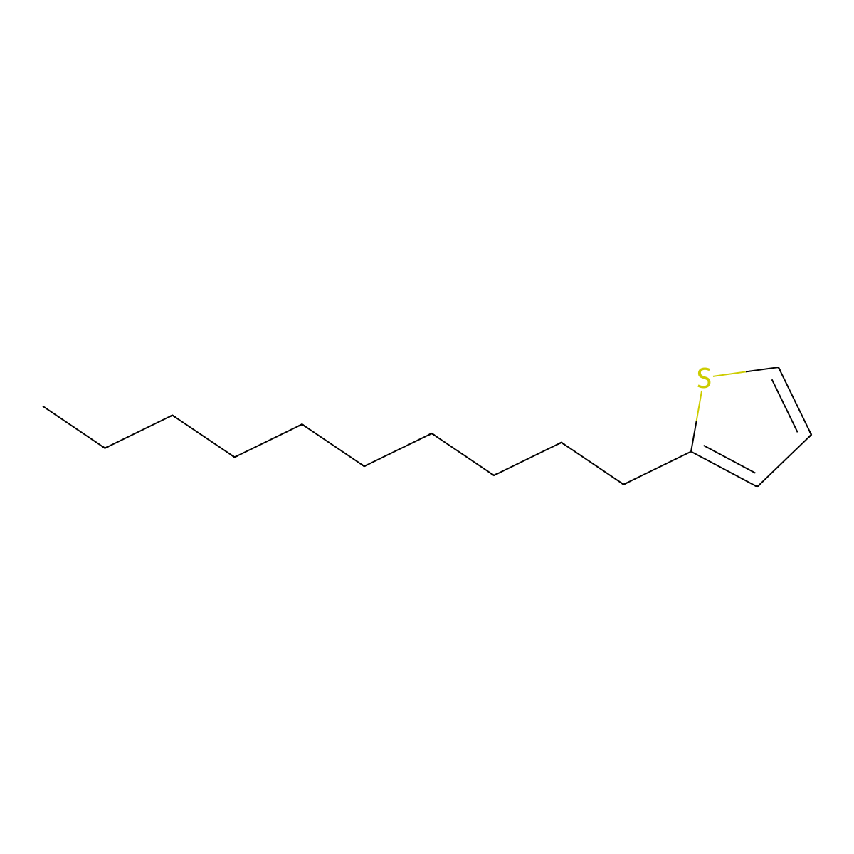 2-Decylthiophene molecular structure, CAS 24769-39-9