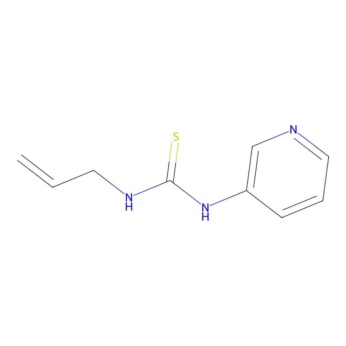 1-Allyl-3-(pyridin-3-yl)thiourea molecular structure, CAS 24775-43-7