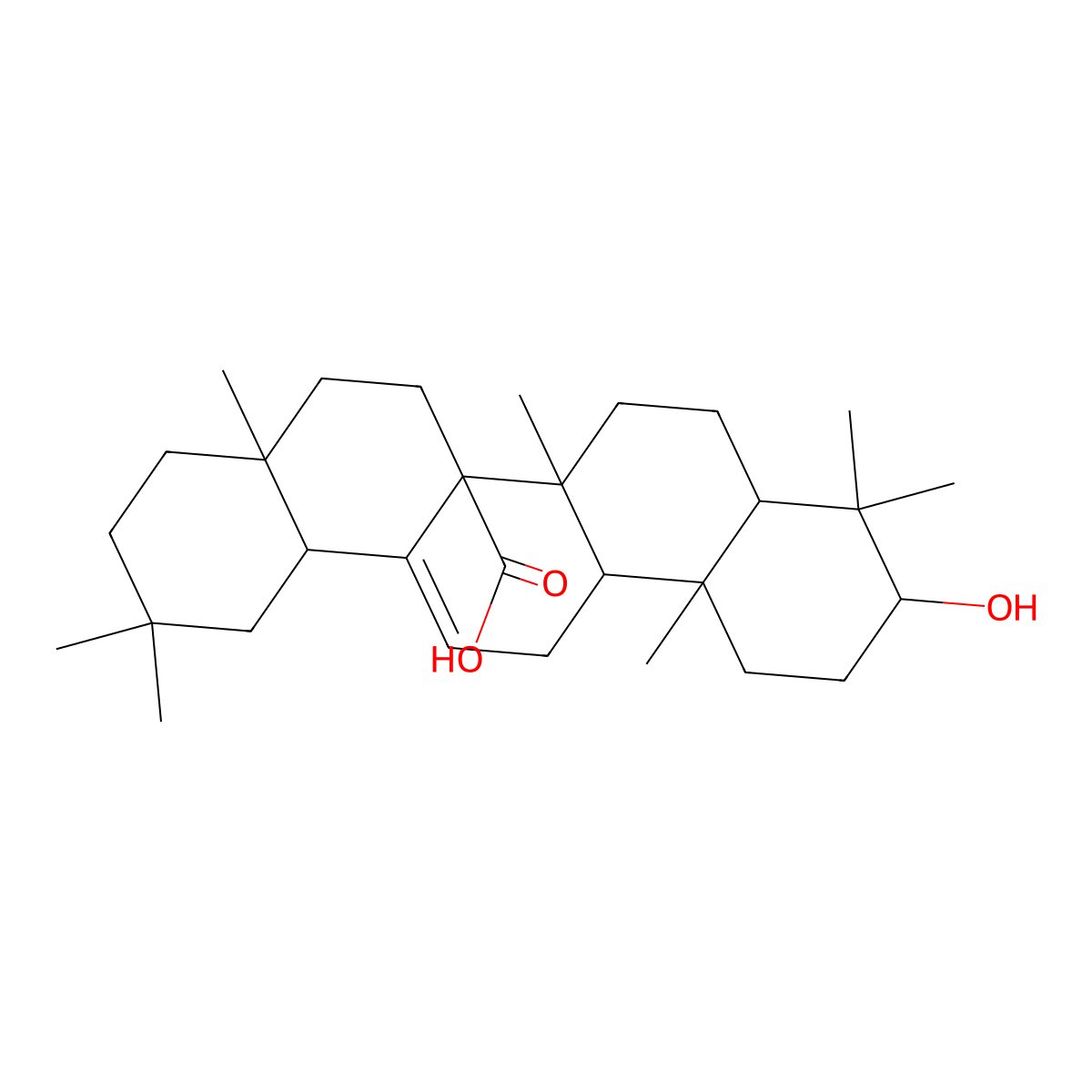 Beta-Peltoboykinolic Acid molecular structure, CAS 24778-48-1