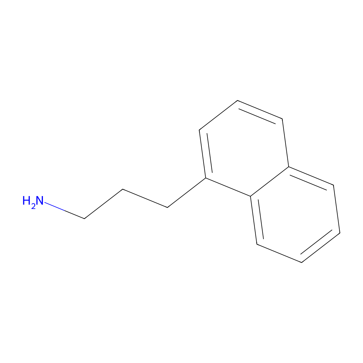 3-(Naphthalen-1-yl)propan-1-amine molecular structure, CAS 24781-50-8