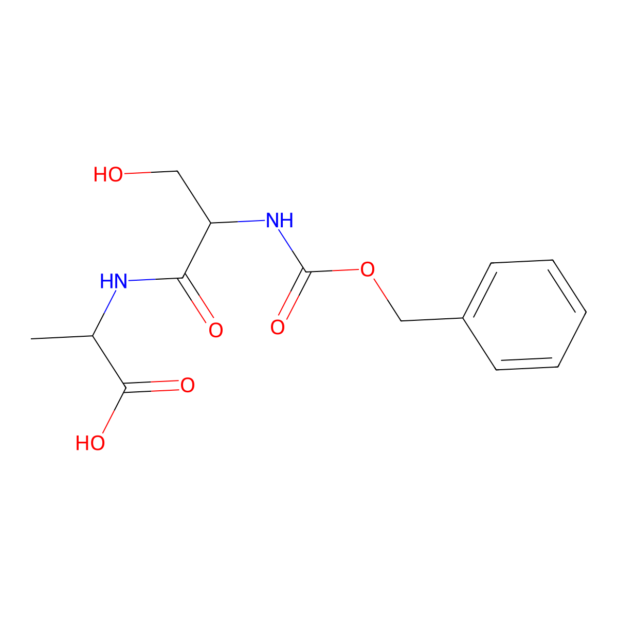 Z-Ser-Ala-OH molecular structure, CAS 24787-87-9