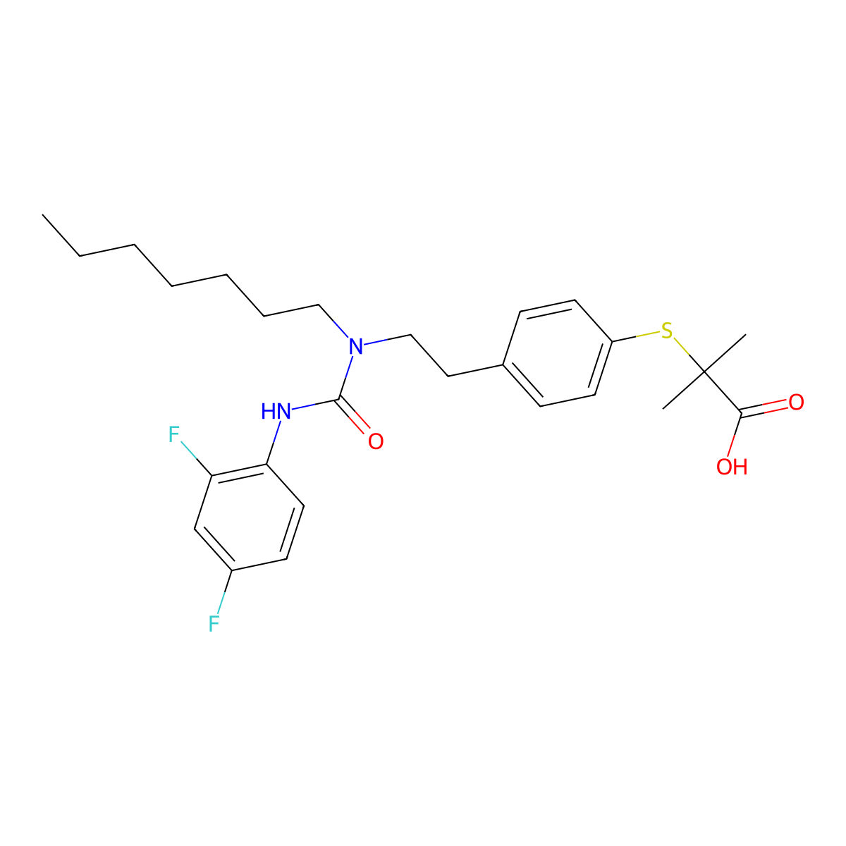 GW 9578 molecular structure, CAS 247923-29-1