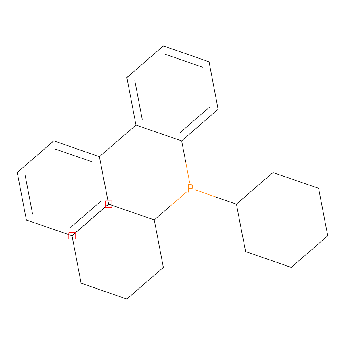 2-(Dicyclohexylphosphino)biphenyl molecular structure, CAS 247940-06-3