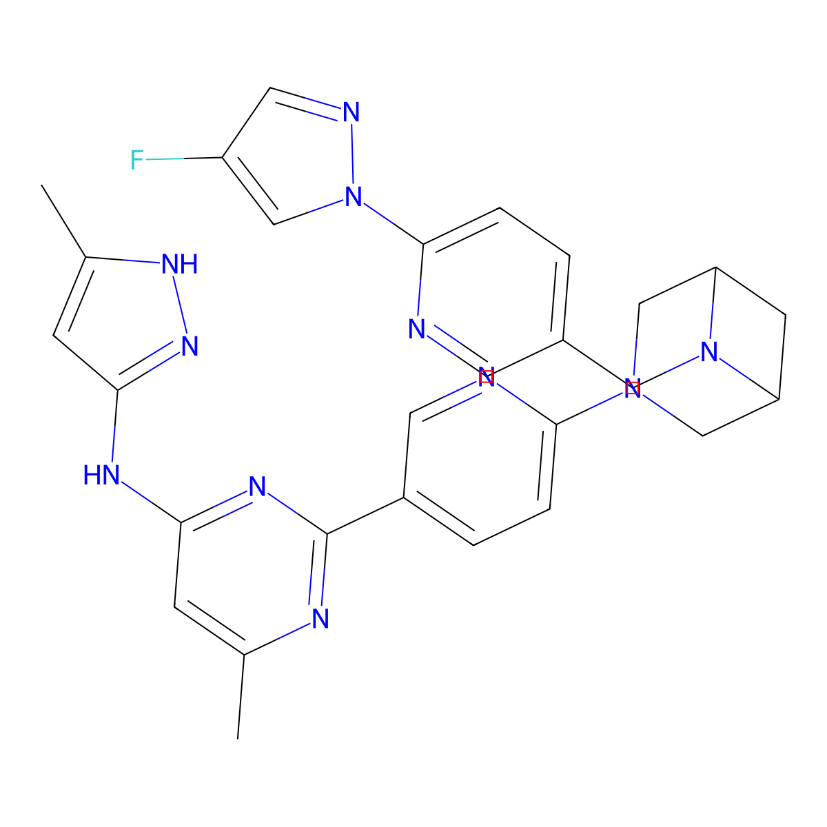 Lunbotinib molecular structure, CAS 2479961-46-9