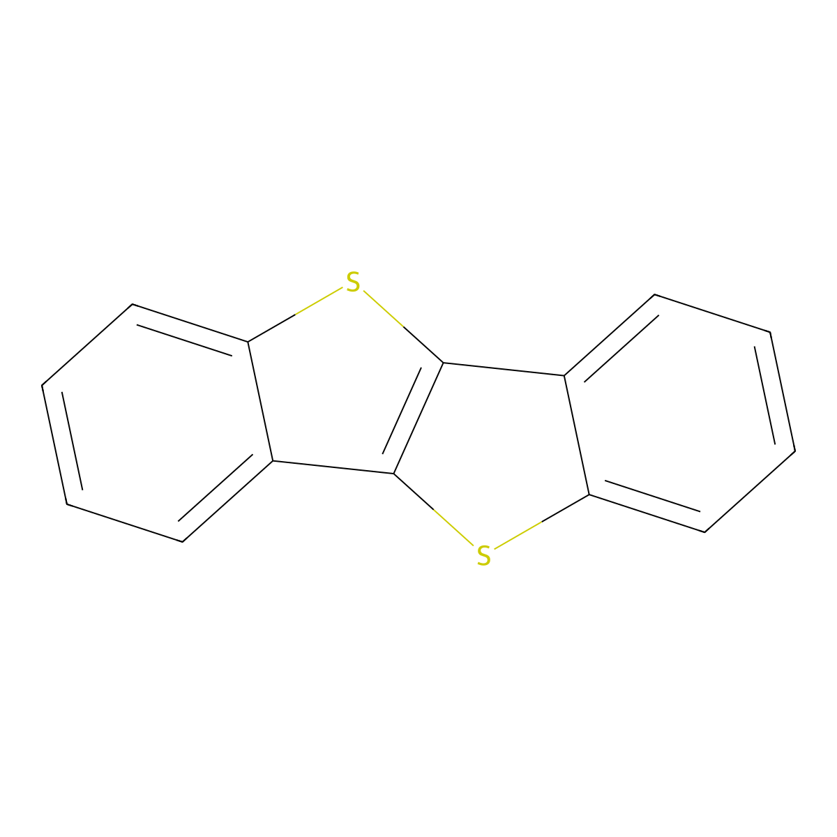 [1]Benzothieno[3,2-b][1]benzothiophene molecular structure, CAS 248-70-4
