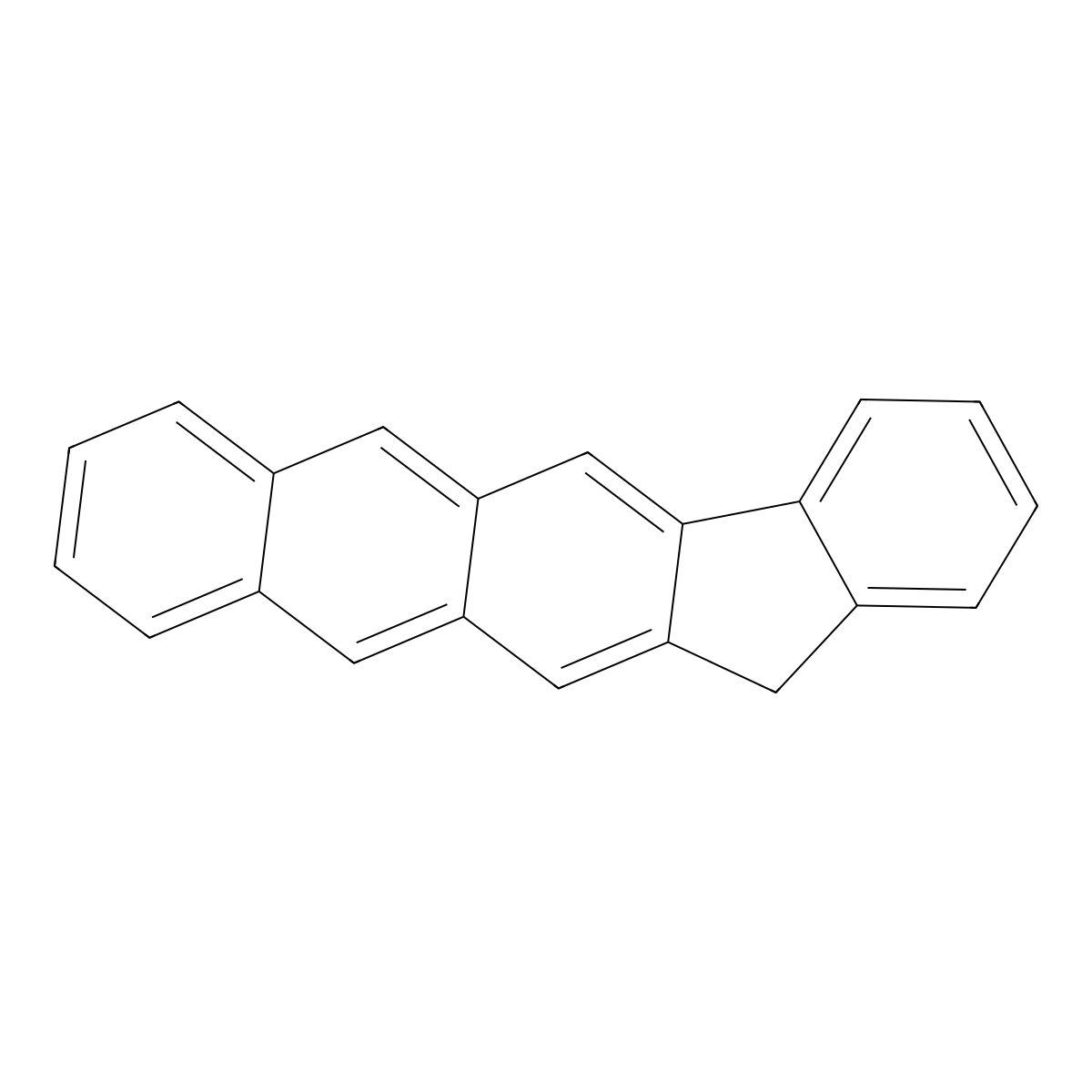 13H-Indeno[1,2-b]anthracene molecular structure, CAS 248-93-1