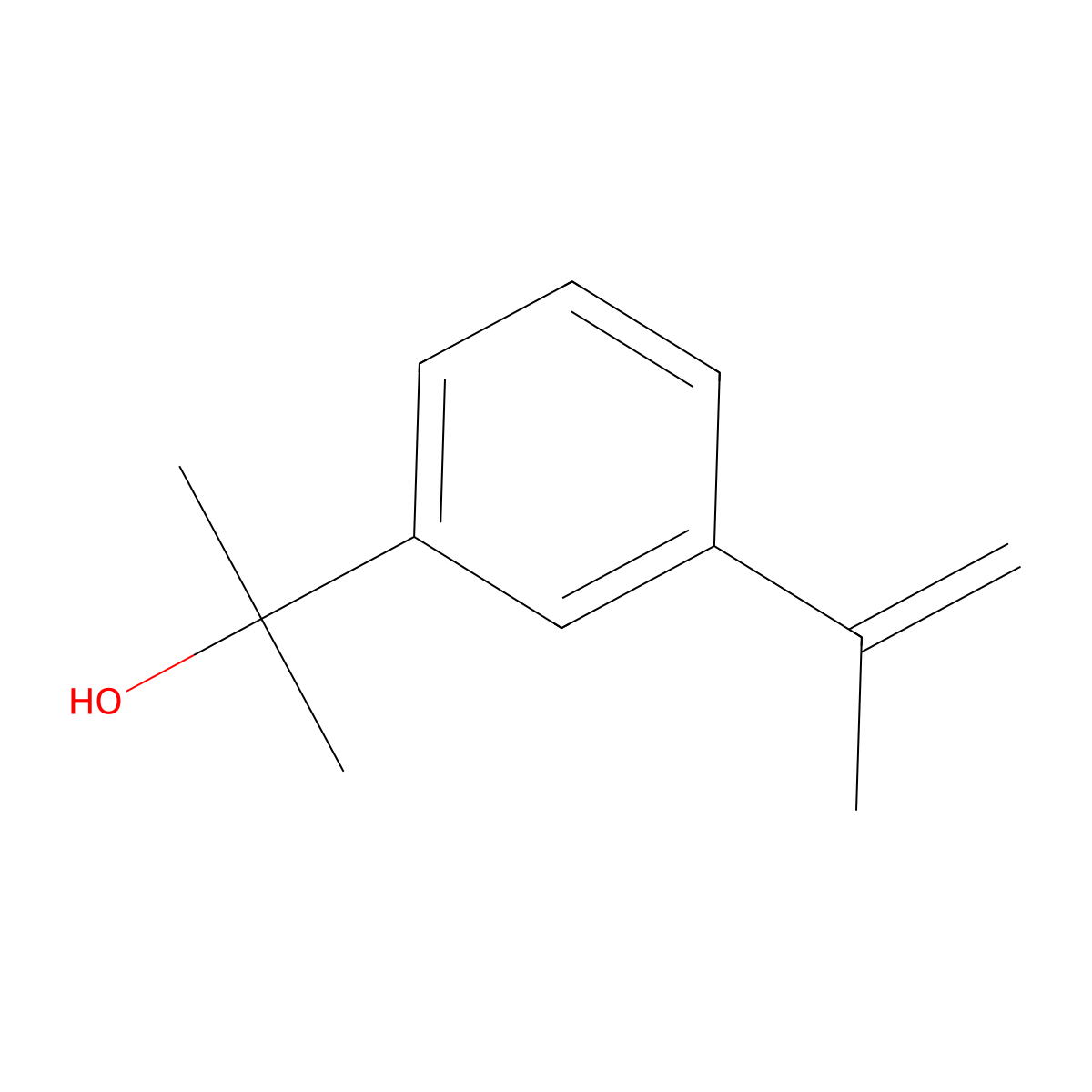 alpha,alpha-Dimethyl-3-isopropenylbenzenemethanol molecular structure, CAS 24802-07-1