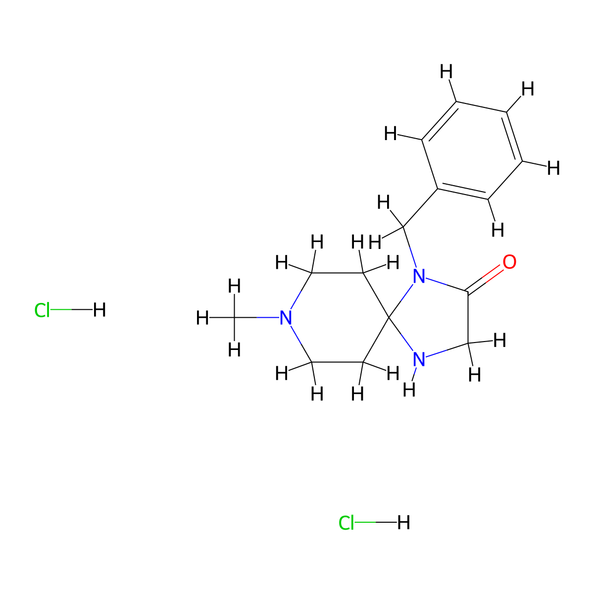 Simufilam dihydrochloride molecular structure, CAS 2480226-06-8