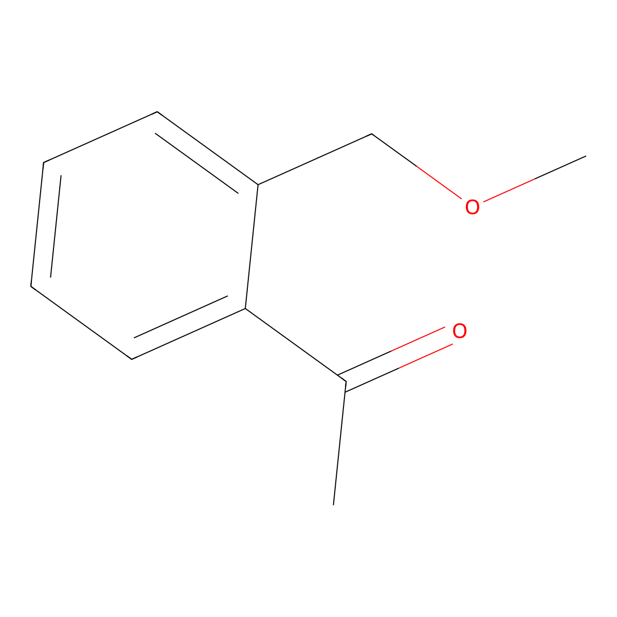 1-(2-(Methoxymethyl)phenyl)ethanone molecular structure, CAS 24807-47-4