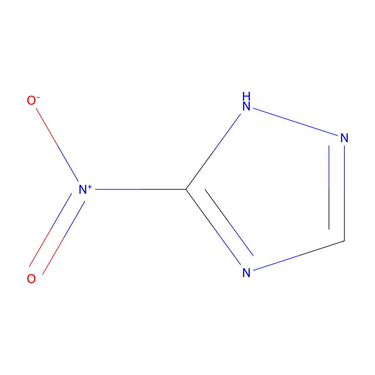 3-Nitro-1,2,4-triazole molecular structure, CAS 24807-55-4