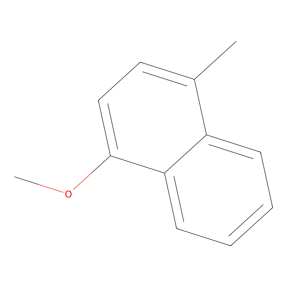 4-Methoxy-1-methylnaphthalene molecular structure, CAS 24821-54-3