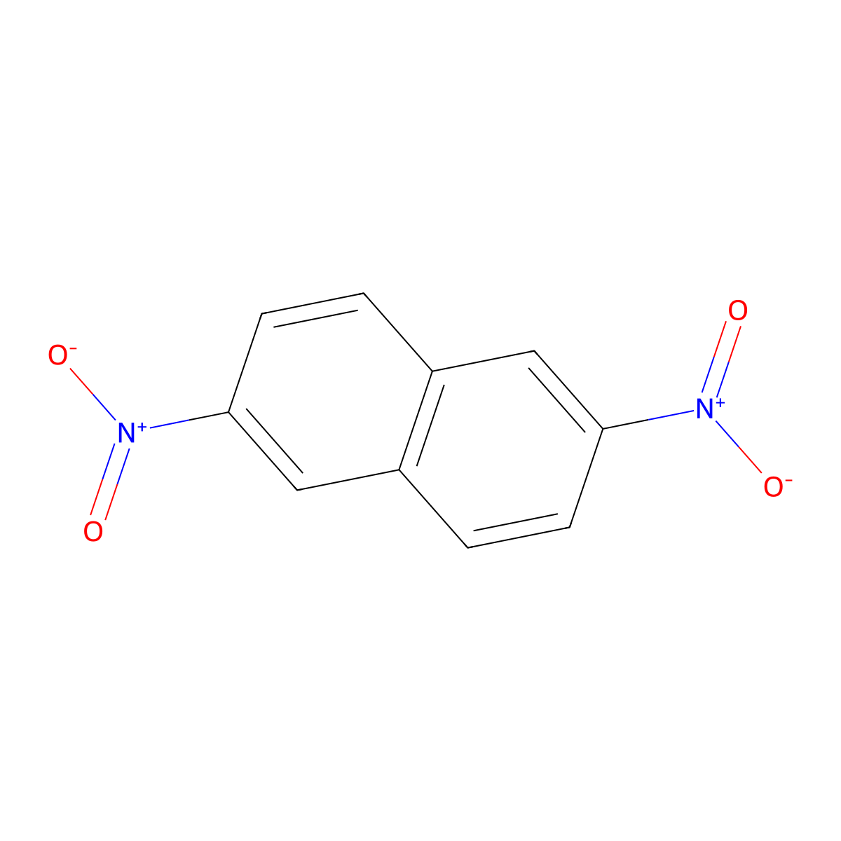 2,6-Dinitronaphthalene molecular structure, CAS 24824-26-8