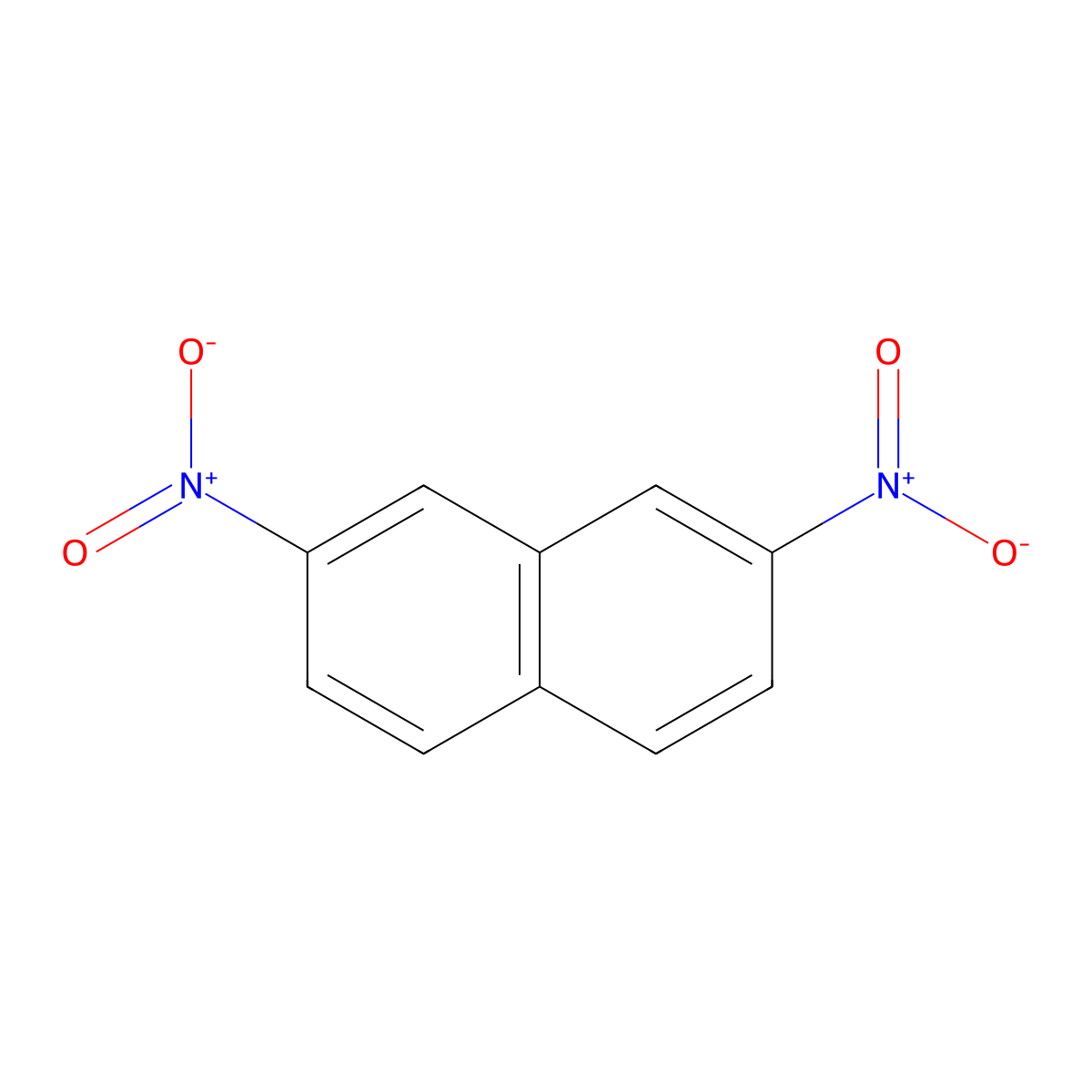 2,7-Dinitronaphthalene molecular structure, CAS 24824-27-9