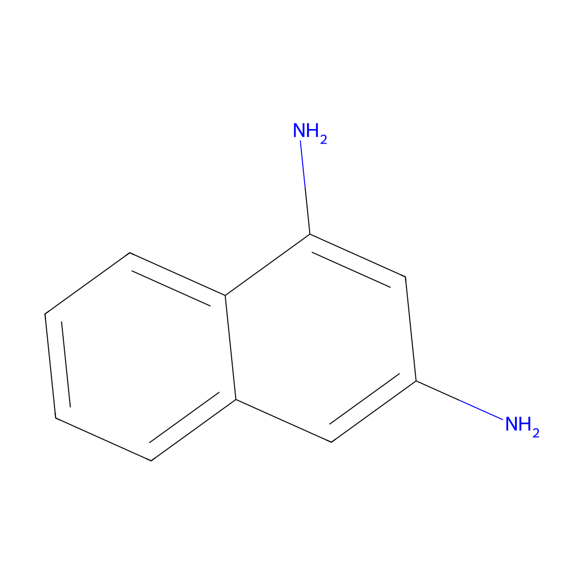 1,3-Naphthalenediamine molecular structure, CAS 24824-28-0