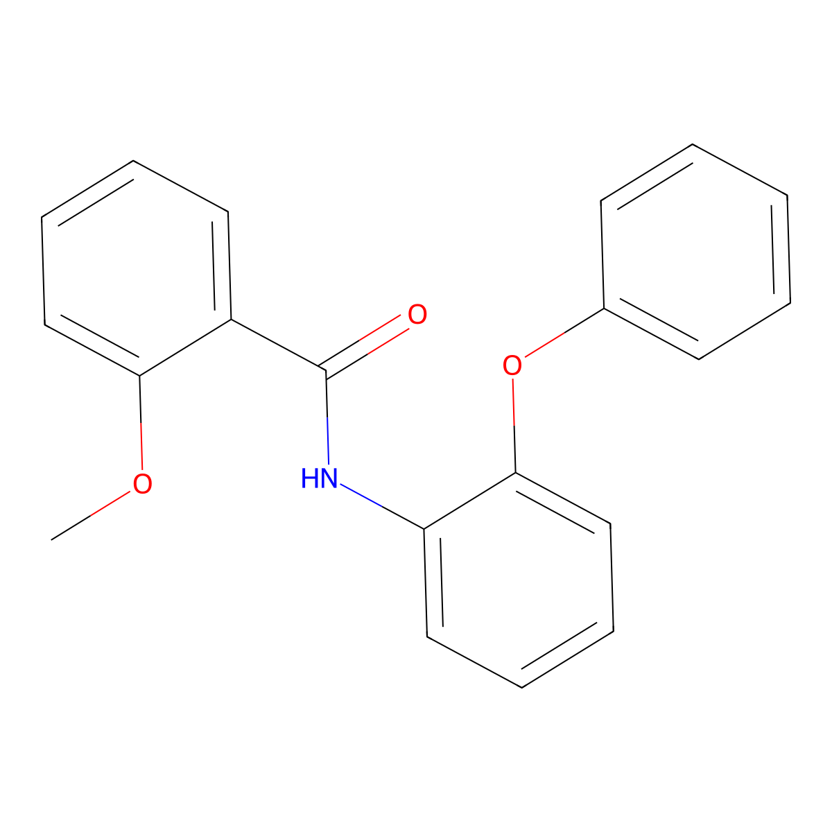2-methoxy-N-(2-phenoxyphenyl)benzamide molecular structure, CAS 248251-53-8
