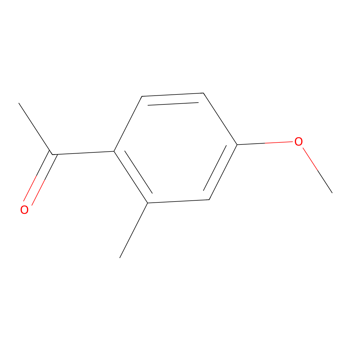 1-(4-Methoxy-2-methylphenyl)ethan-1-one molecular structure, CAS 24826-74-2